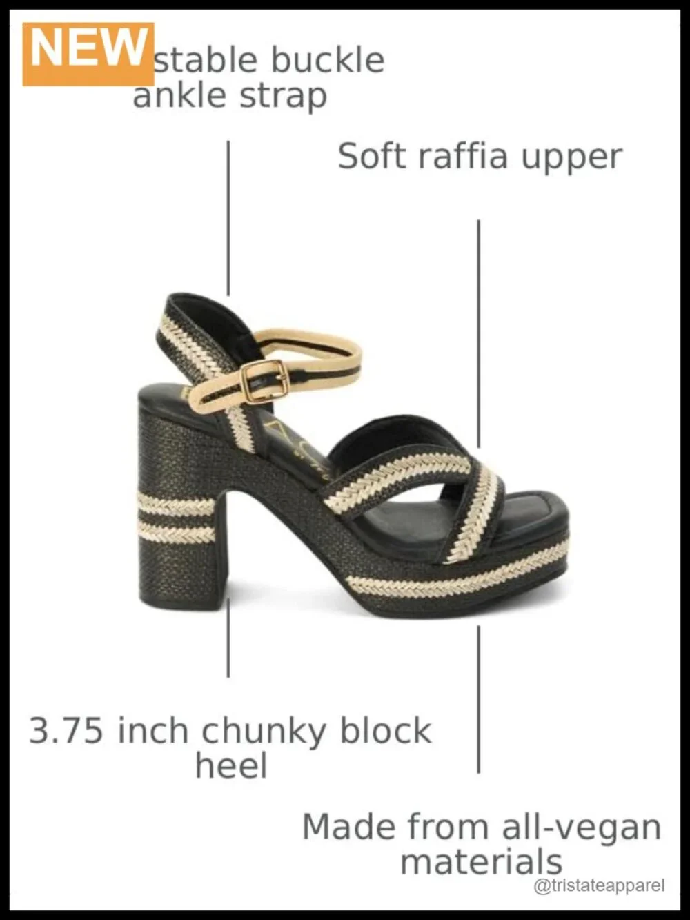 Raffia Platform Ankle Strap Heeled Sandals Casual 4.25 In Heel